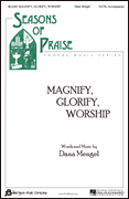 Magnify Glorify Worship SATB choral sheet music cover